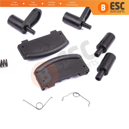 Side Sliding Window Glass Latch Opener Grip Button Set for Ford Transit MK8 T18 V363 2013-On MWB LWB  XLWB BK31-B25700-A