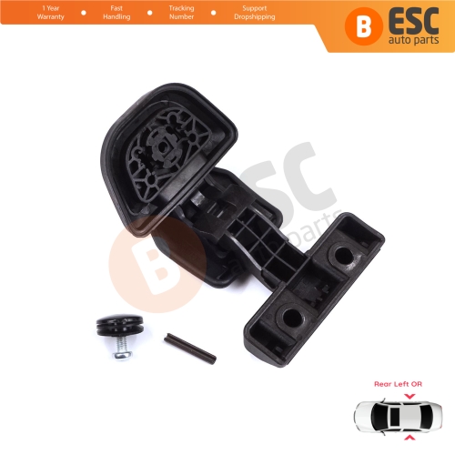 Rear Sliding Door Window Glass Latch Bracket for Ford Transit Tourneo Courier C4A B460 MK1 2014-2023 5-Door HT76-A25722-BD