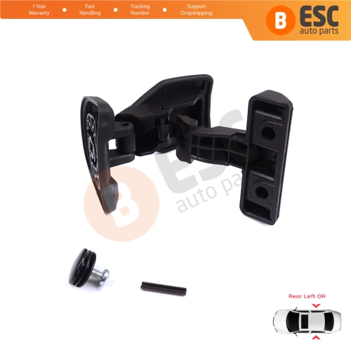 Rear Sliding Door Window Glass Latch Bracket for Ford Transit Tourneo Courier C4A B460 MK1 2014-2023 5-Door HT76-A25722-BD