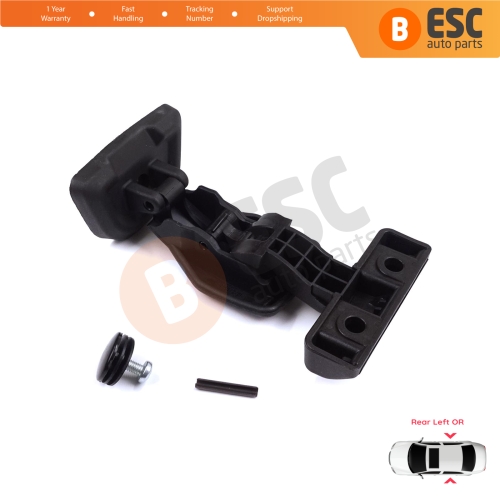 Rear Sliding Door Window Glass Latch Bracket for Ford Transit Tourneo Courier C4A B460 MK1 2014-2023 5-Door HT76-A25722-BD