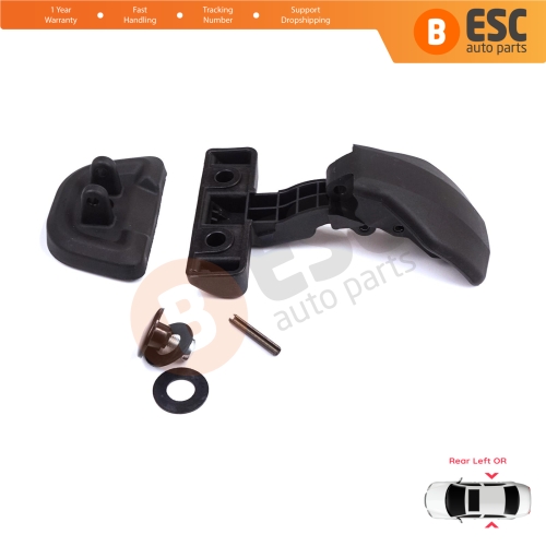 Rear Sliding Door Window Glass Latch Bracket for Ford Transit Tourneo Courier C4A B460 MK1 2014-2023 5-Door HT76-A25722-BD