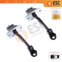 2 Pieces Front Door Stop Check Assy Limiter Strap for Toyota Yaris Echo Verso FunCargo Vitz Platz MK1 P1 P2 2003-2005 Facelift