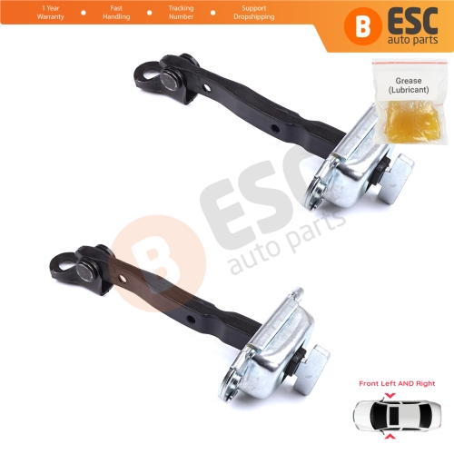 2 Pieces Front Door Stop Check Assy Limiter Strap for Toyota Yaris Vios Vitz Belta MK2 P9 XP9 XP90 2005-2013 686100D040