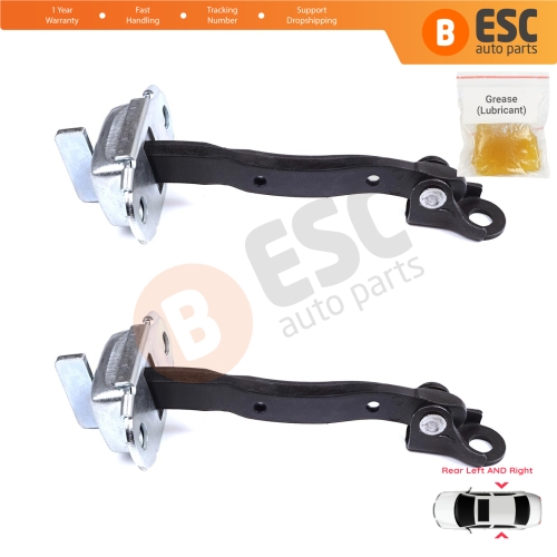 2 Pieces Rear Door Stop Check Assy Limiter Strap for Toyota Yaris Vios Vitz Belta MK2 P9 XP9 XP90 2005-2013 686300D060