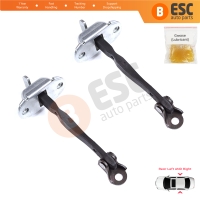 2 Pieces Rear Door Stop Check Assy Limiter Strap for Toyota Yaris Vitz MK3 P13 2010-2014 Vios P15 Verso S P12 Pre-Facelift 6863052120