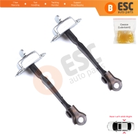 2 Pieces Rear Door Stop Check Assy Limiter Strap for Toyota Yaris Vitz MK3 P13 2015-2020 Vios P15 Verso S P12 Facelift 686300D230