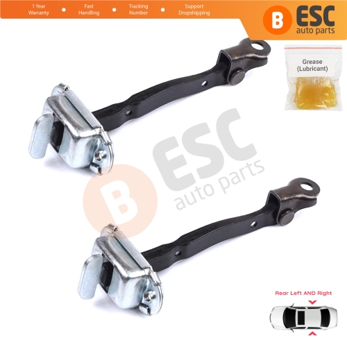 2 Pieces Rear Door Stop Check Assy Limiter Strap for Toyota Yaris Vitz MK3 P13 2015-2020 Vios P15 Verso S P12 Facelift 686300D230