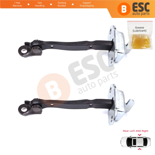 2 Pieces Rear Door Stop Check Assy Limiter Strap for Toyota Yaris Vitz MK3 P13 2015-2020 Vios P15 Verso S P12 Facelift 686300D230