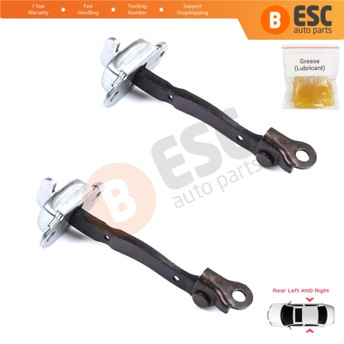 2 Pieces Rear Door Stop Check Assy Limiter Strap for Toyota Yaris Vitz MK3 P13 2015-2020 Vios P15 Verso S P12 Facelift 686300D230