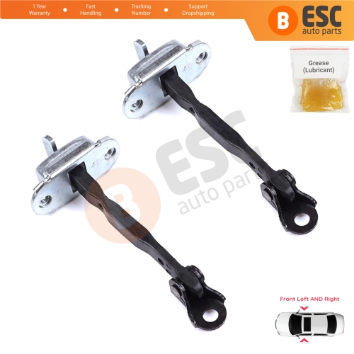 2 Pieces Front Door Stop Check Assy Limiter Strap for Toyota RAV4 MK3 XA30 A3 2005-2013 Vanguard A3 6862042020