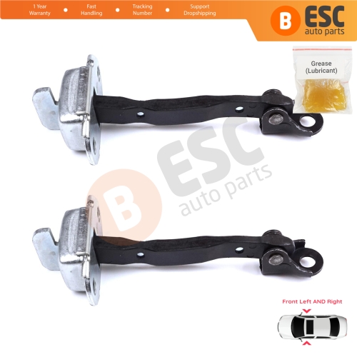 2 Pieces Front Door Stop Check Assy Limiter Strap for Toyota RAV4 MK3 XA30 A3 2005-2013 Vanguard A3 6862042020