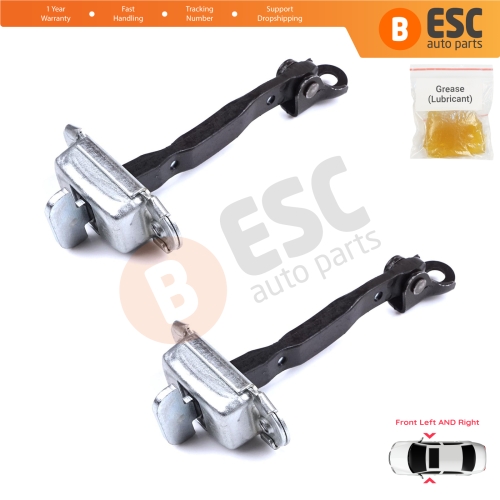 2 Pieces Front Door Stop Check Assy Limiter Strap for Toyota RAV4 MK3 XA30 A3 2005-2013 Vanguard A3 6862042020