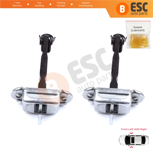 2 Pieces Front Door Stop Check Assy Limiter Strap for Toyota RAV4 MK3 XA30 A3 2005-2013 Vanguard A3 6862042020