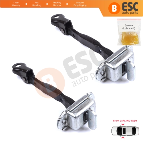2 Pieces Front Door Stop Check Assy Limiter Strap for Toyota RAV4 MK3 XA30 A3 2005-2013 Vanguard A3 6862042020