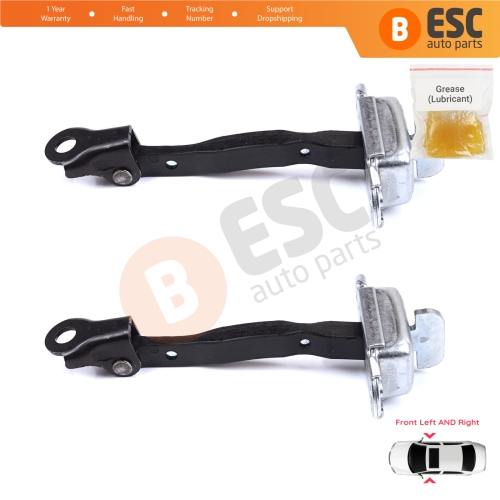 2 Pieces Front Door Stop Check Assy Limiter Strap for Toyota RAV4 MK3 XA30 A3 2005-2013 Vanguard A3 6862042020