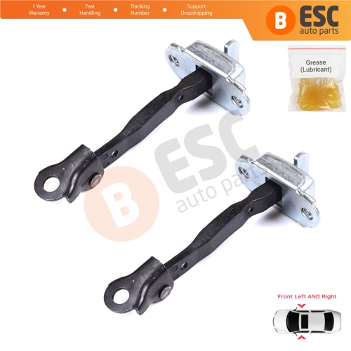 2 Pieces Front Door Stop Check Assy Limiter Strap for Toyota RAV4 MK3 XA30 A3 2005-2013 Vanguard A3 6862042020