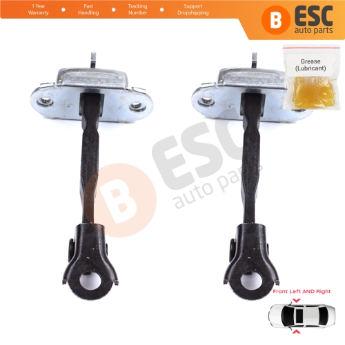 2 Pieces Front Door Stop Check Assy Limiter Strap for Toyota RAV4 MK3 XA30 A3 2005-2013 Vanguard A3 6862042020