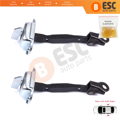 2 Pieces Rear Door Stop Check Assy Limiter Strap for Toyota RAV4 MK3 XA30 A3 2005-2013 Vanguard A3 6864042030