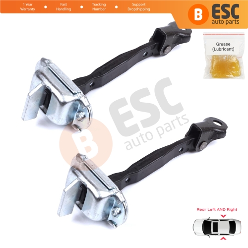 2 Pieces Rear Door Stop Check Assy Limiter Strap for Toyota RAV4 MK3 XA30 A3 2005-2013 Vanguard A3 6864042030