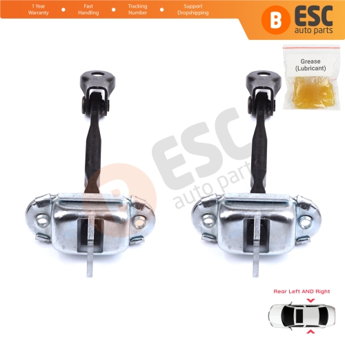 2 Pieces Rear Door Stop Check Assy Limiter Strap for Toyota RAV4 MK3 XA30 A3 2005-2013 Vanguard A3 6864042030