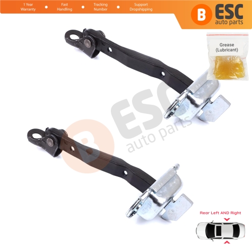 2 Pieces Rear Door Stop Check Assy Limiter Strap for Toyota RAV4 MK3 XA30 A3 2005-2013 Vanguard A3 6864042030