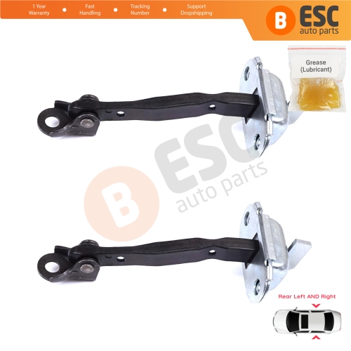 2 Pieces Rear Door Stop Check Assy Limiter Strap for Toyota RAV4 MK3 XA30 A3 2005-2013 Vanguard A3 6864042030