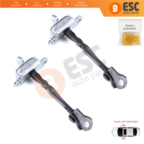2 Pieces Front Door Stop Check Assy Limiter Strap for Toyota RAV4 MK4 XA40 A4 2012-2019 6861042051