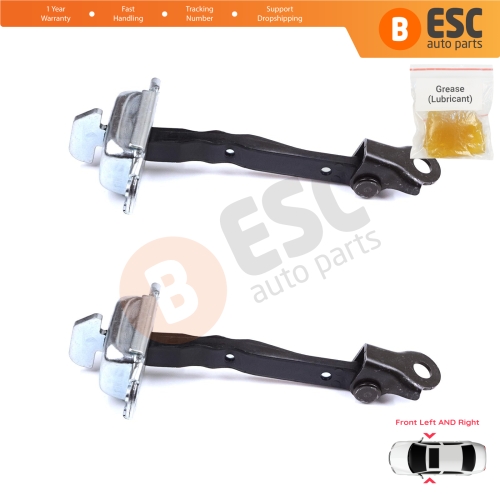 2 Pieces Front Door Stop Check Assy Limiter Strap for Toyota RAV4 MK4 XA40 A4 2012-2019 6861042051