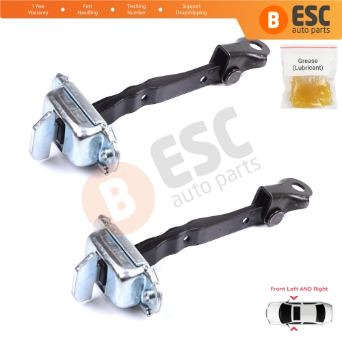 2 Pieces Front Door Stop Check Assy Limiter Strap for Toyota RAV4 MK4 XA40 A4 2012-2019 6861042051