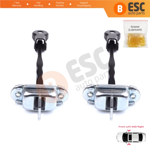 2 Pieces Front Door Stop Check Assy Limiter Strap for Toyota RAV4 MK4 XA40 A4 2012-2019 6861042051