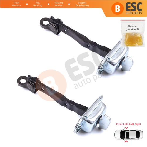 2 Pieces Front Door Stop Check Assy Limiter Strap for Toyota RAV4 MK4 XA40 A4 2012-2019 6861042051