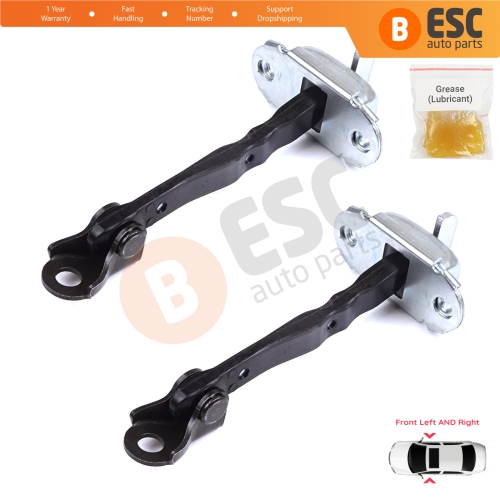2 Pieces Front Door Stop Check Assy Limiter Strap for Toyota RAV4 MK4 XA40 A4 2012-2019 6861042051