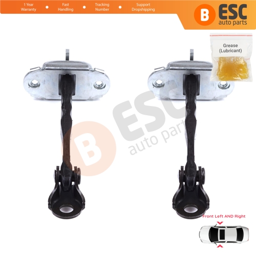 2 Pieces Front Door Stop Check Assy Limiter Strap for Toyota RAV4 MK4 XA40 A4 2012-2019 6861042051
