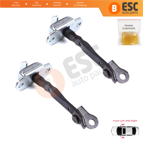 2 Pieces Front Door Stop Check Assy Limiter Strap for Toyota RAV4 MK4 XA40 A4 2012-2019 6861042051