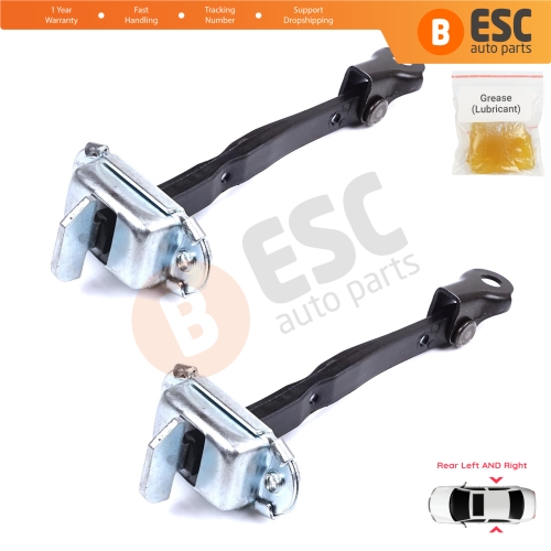 2 Pieces Rear Door Stop Check Assy Limiter Strap for Toyota RAV4 MK4 XA40 A4 2012-2019 6863042040