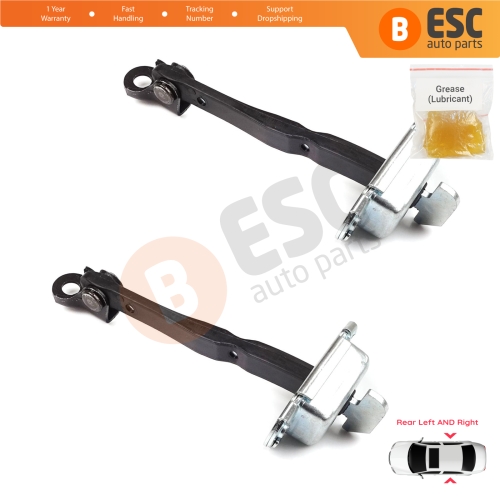 2 Pieces Rear Door Stop Check Assy Limiter Strap for Toyota RAV4 MK4 XA40 A4 2012-2019 6863042040