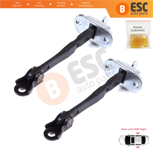 2 Pieces Rear Door Stop Check Assy Limiter Strap for Toyota RAV4 MK4 XA40 A4 2012-2019 6863042040