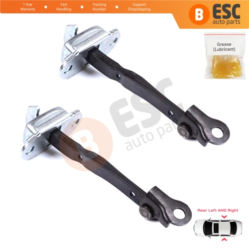 2 Pieces Rear Door Stop Check Assy Limiter Strap for Toyota RAV4 MK4 XA40 A4 2012-2019 6863042040