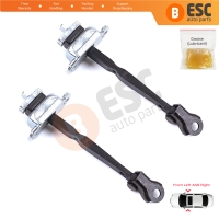 2 Pieces Front Door Stop Check Assy Limiter Strap for Toyota Prius MK3 W3 XW30 ZW30 2009-2015 6861047021
