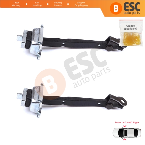 2 Pieces Front Door Stop Check Assy Limiter Strap for Toyota Prius MK3 W3 XW30 ZW30 2009-2015 6861047021