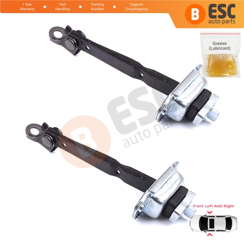 2 Pieces Front Door Stop Check Assy Limiter Strap for Toyota Prius MK3 W3 XW30 ZW30 2009-2015 6861047021