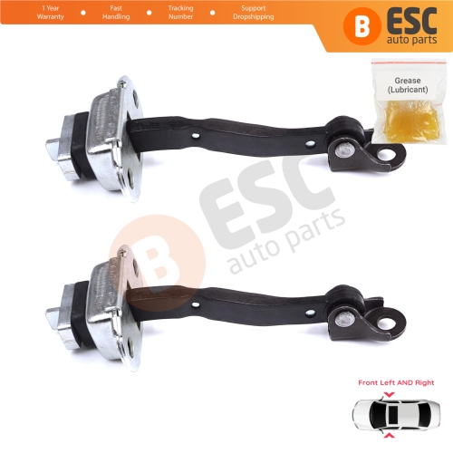 2 Pieces Front Door Stop Check Assy Limiter Strap for Toyota Camry MK5 V3 XV30 2001-2006 6861033050