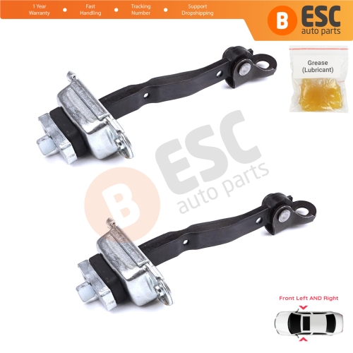 2 Pieces Front Door Stop Check Assy Limiter Strap for Toyota Camry MK5 V3 XV30 2001-2006 6861033050