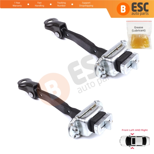 2 Pieces Front Door Stop Check Assy Limiter Strap for Toyota Camry MK5 V3 XV30 2001-2006 6861033050