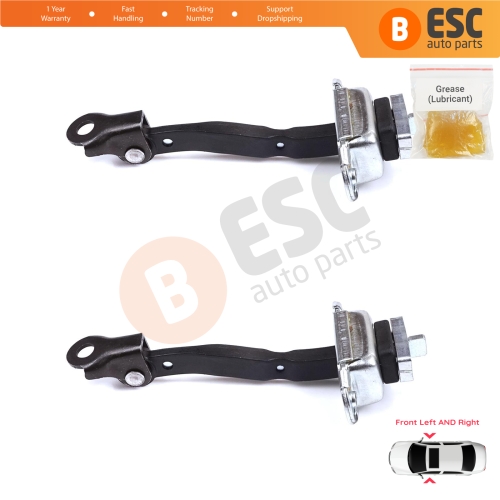 2 Pieces Front Door Stop Check Assy Limiter Strap for Toyota Camry MK5 V3 XV30 2001-2006 6861033050