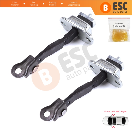 2 Pieces Front Door Stop Check Assy Limiter Strap for Toyota Camry MK5 V3 XV30 2001-2006 6861033050