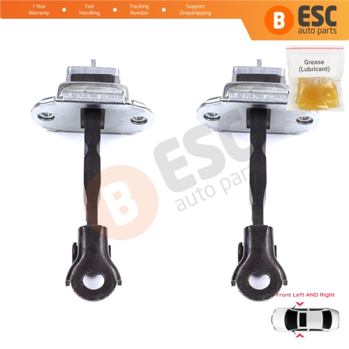 2 Pieces Front Door Stop Check Assy Limiter Strap for Toyota Camry MK5 V3 XV30 2001-2006 6861033050