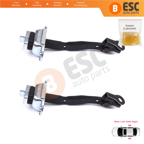 2 Pieces Rear Door Stop Check Assy Limiter Strap for Toyota Camry MK5 V3 XV30 2001-2006 6863033050