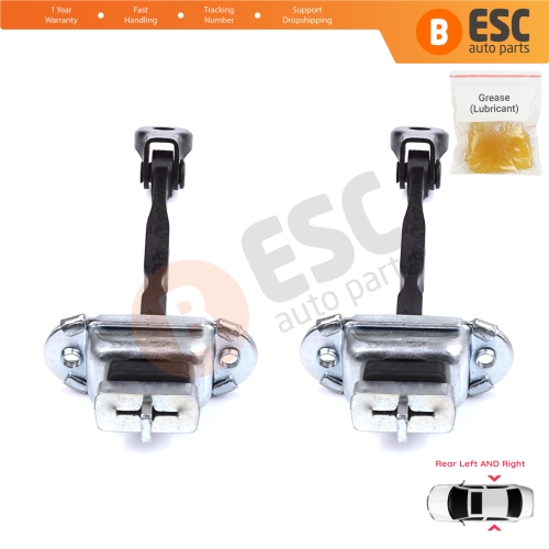 2 Pieces Rear Door Stop Check Assy Limiter Strap for Toyota Camry MK5 V3 XV30 2001-2006 6863033050