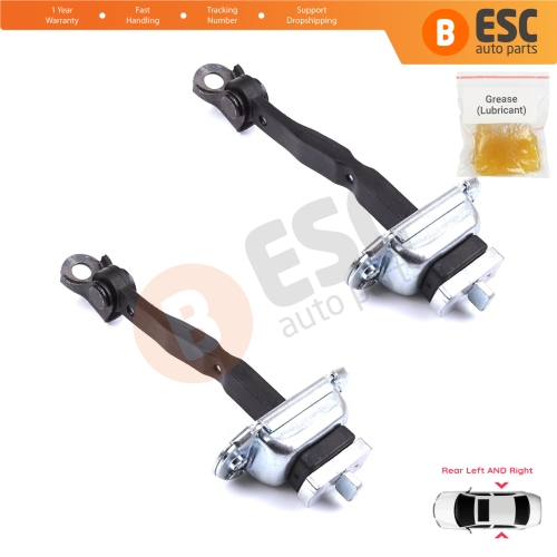 2 Pieces Rear Door Stop Check Assy Limiter Strap for Toyota Camry MK5 V3 XV30 2001-2006 6863033050